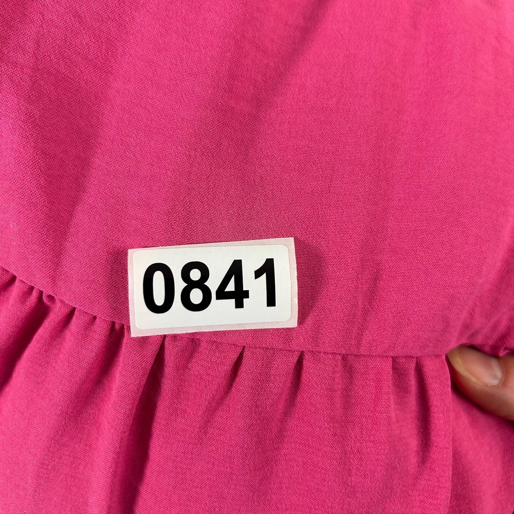 Laundry‎ by Shelli Segal A Line Dress Womens 16 Fuchsia Purple Tiered Sleeveless - Picture 12 of 12